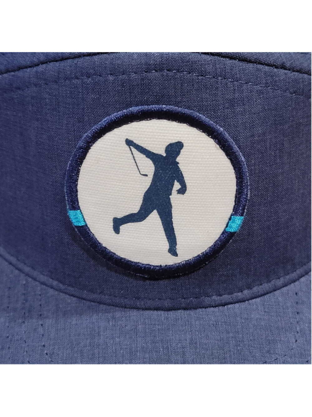 Live Forever Golf Panel Hat Snapback Blue Patch Mesh Back One Size Golfer LFG - Picture 2 of 9